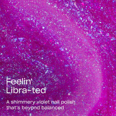 OPI close-up shimmer particles in Feelin’ Libra-ted showing luminous finish benefit
