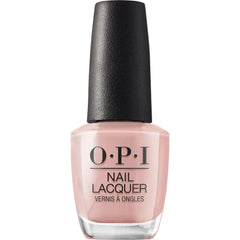 OPI bottle front packaging showing shade and benefit of salon-quality shine