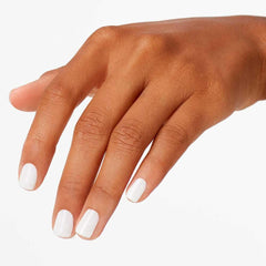 OPI Funny Bunny being dipped from jar showing easy application