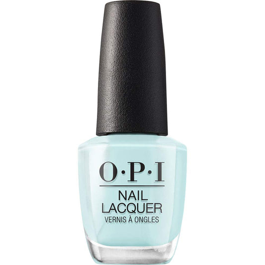 OPI Gelato on My Mind front bottle showing label and pastel blue color benefit easy shade ID
