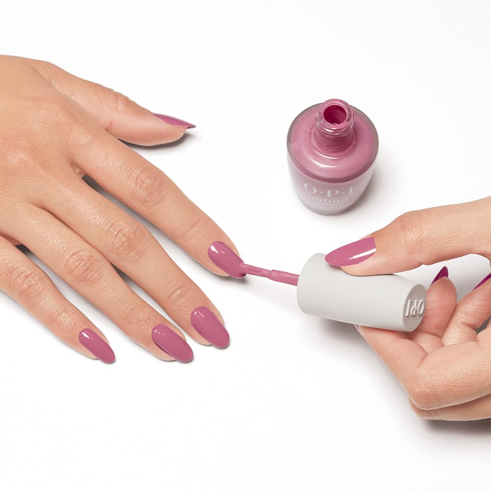 OPI polish under studio light showing high-shine gloss and salon finish benefit