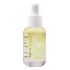 OPI bottle front packaging showing glow up oil, clear branding and compact size