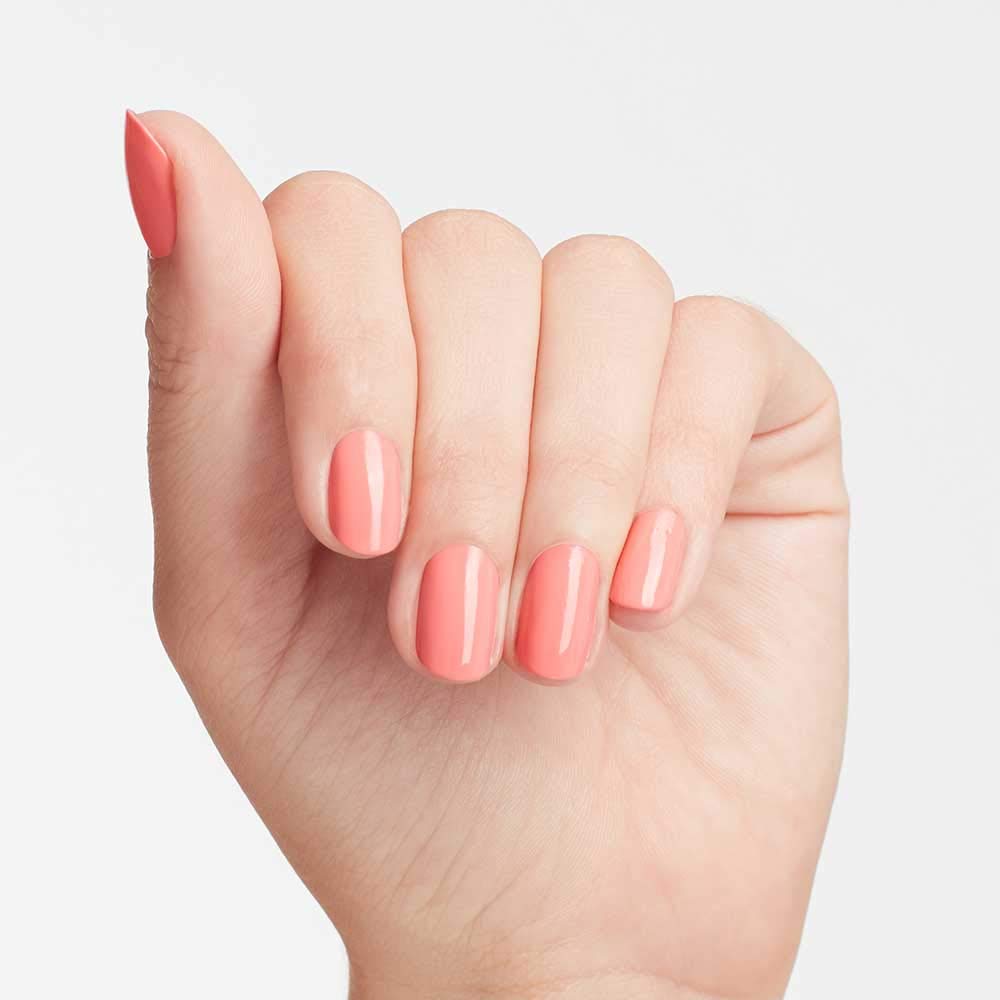OPI polish texture close-up showing even coverage and high-shine benefit
