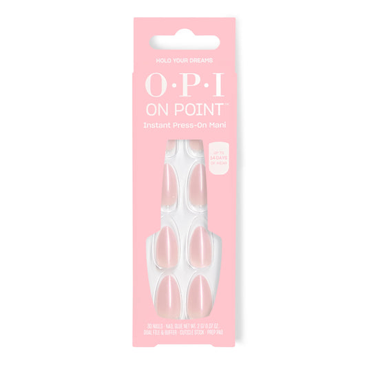 OPI front packaging showing the Holo Your Dreams set and clear benefits