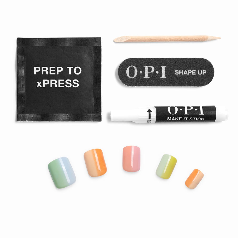 OPI Hue-cid Dreams lifestyle wearing set on hands showing reusable salon-quality look