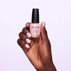 OPI brush and swatch of I Meta My Soulmate demonstrating smooth coverage and chip resistance
