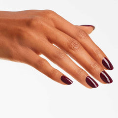 Hands wearing OPI polish in lifestyle setting highlighting salon shine benefit