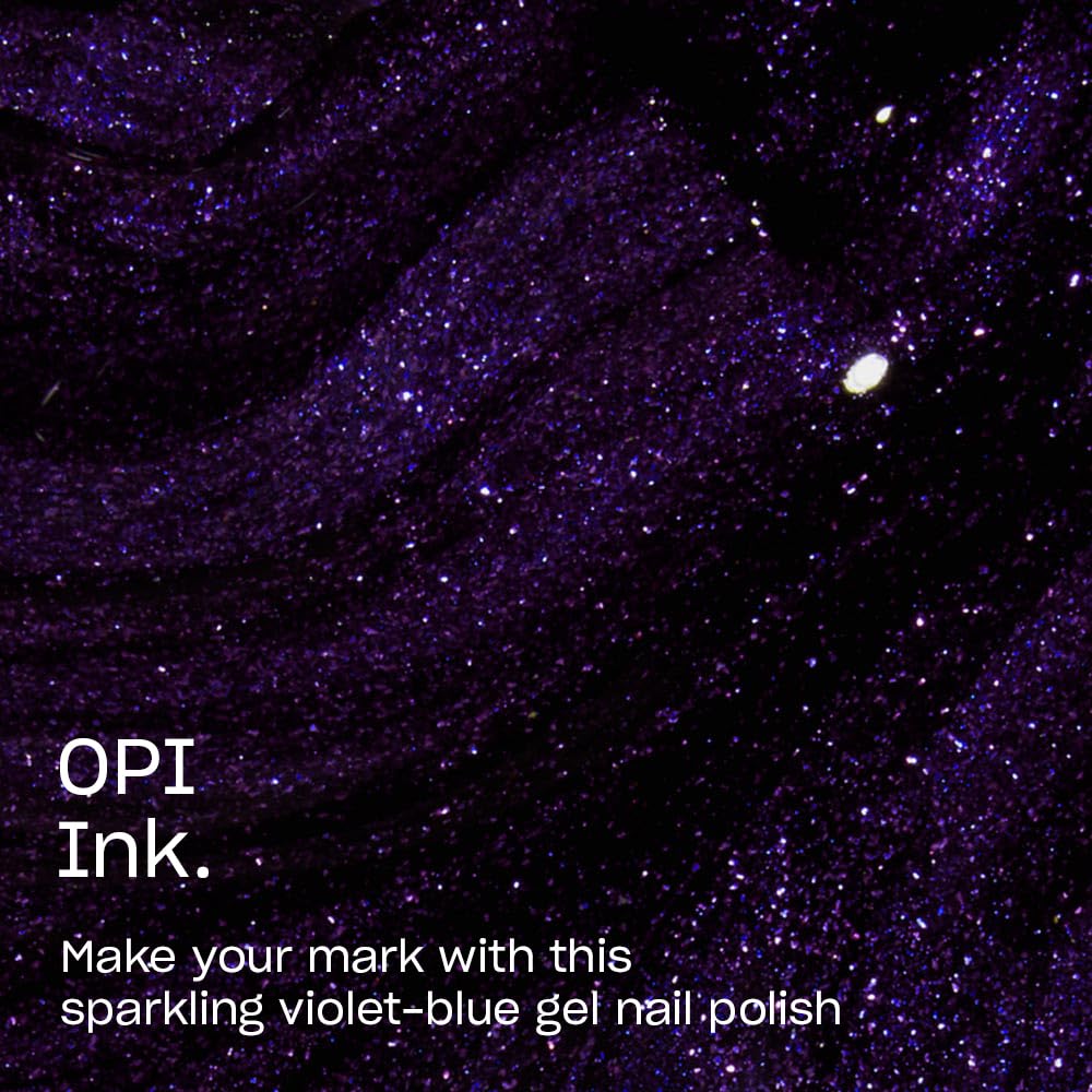 OPI Ink pro-wide brush making a smooth stroke to show even coverage and streak-free application benefit