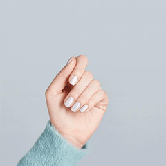 OPI Kyoto Pearl swatch on nails displaying true color and chip-resistant look