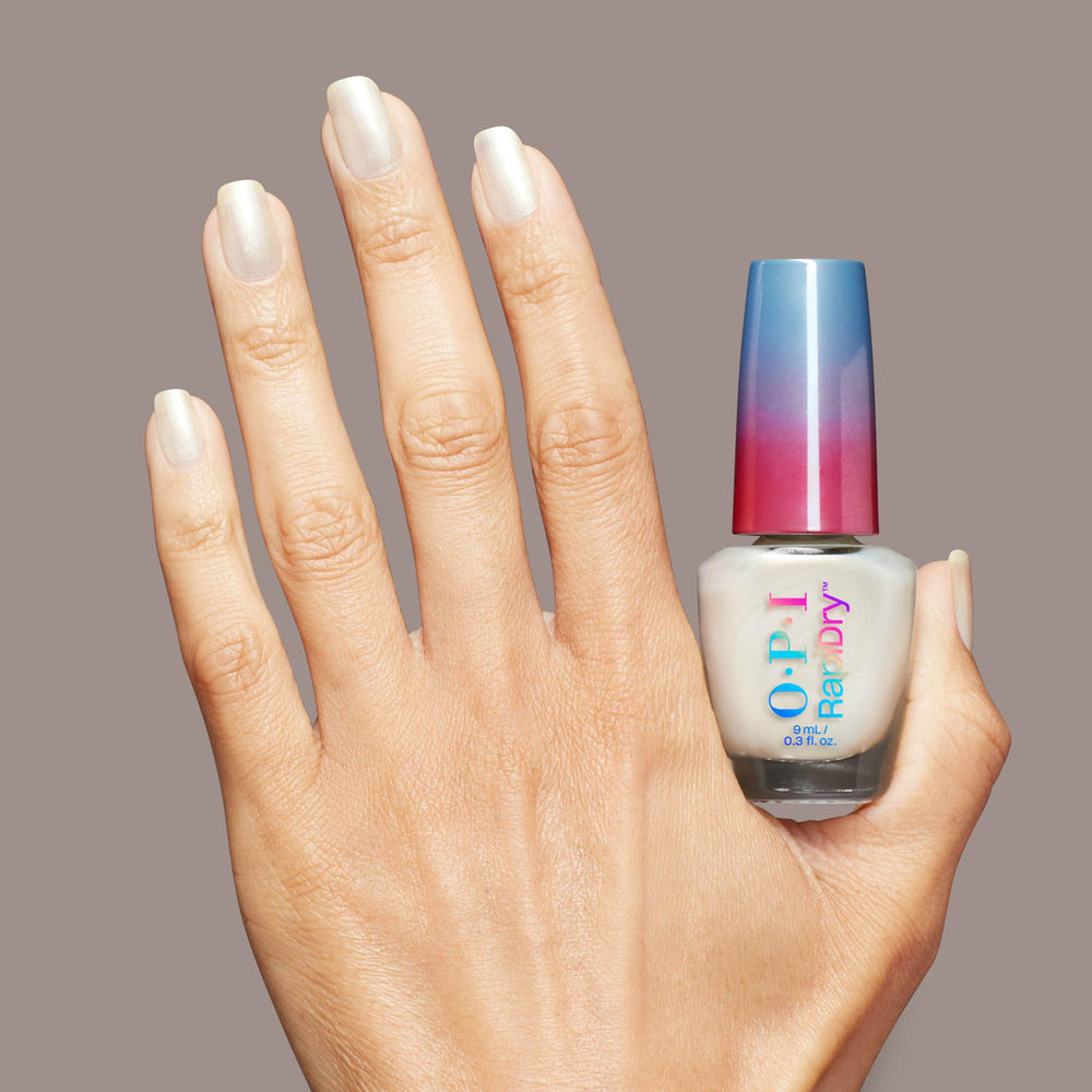 OPI label and ingredient panel close-up showing vegan formula transparency