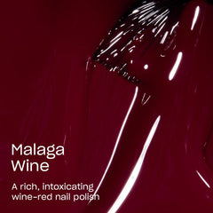 OPI brush stroke of Malaga Wine demonstrating smooth, streak-free application