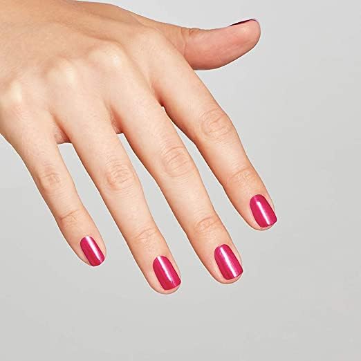 OPI nail polish applied on hands in lifestyle shot highlighting vibrant finish