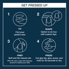 OPI Midnight Mantra application demo showing glue-on use for secure long-lasting wear