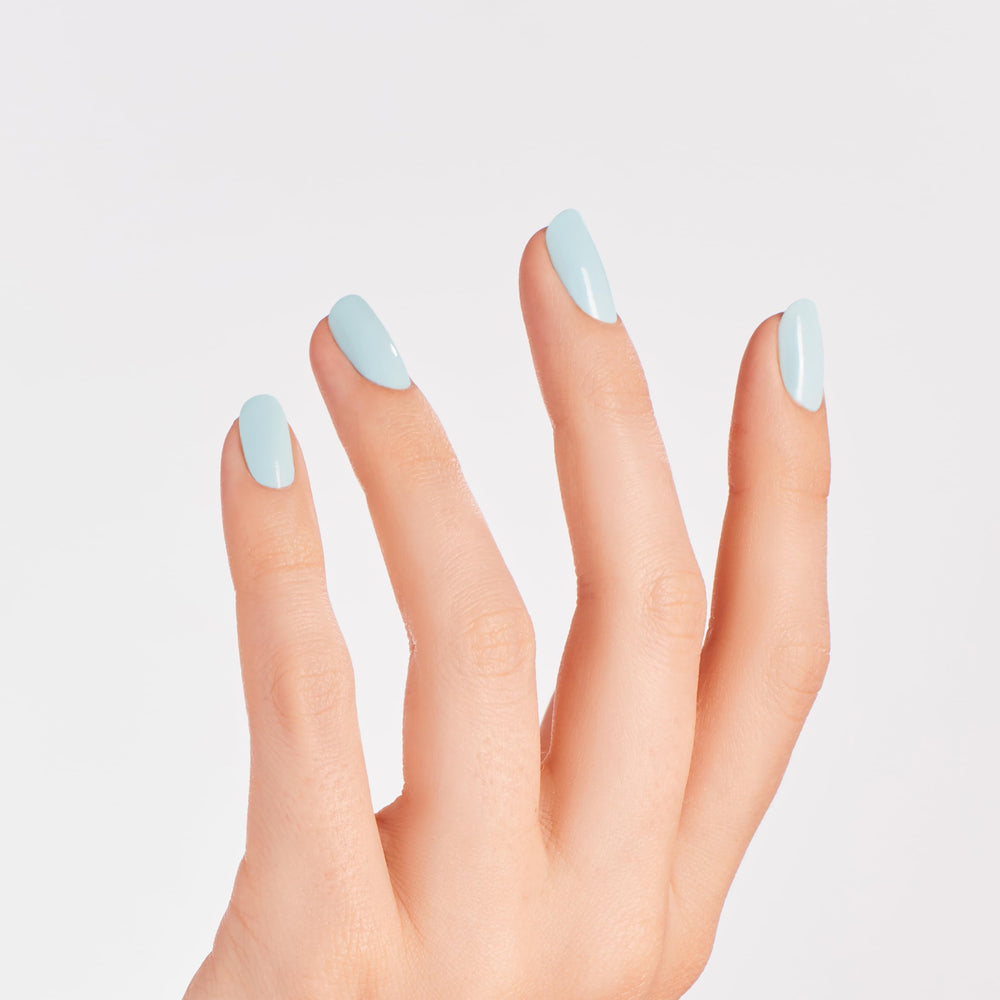 OPI polish texture stroke showing creamy consistency and leveling benefit