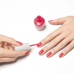 OPI lifestyle tabletop shot conveying stylish, eco-conscious manicure
