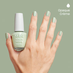 OPI brush stroke closeup showing smooth application and even coverage benefit