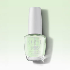 OPI Nature Strong swatch fan of shades showing color range benefit
