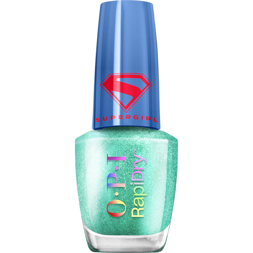 OPI Neon Nova front bottle showing label and glossy green shade for quick identification and appeal