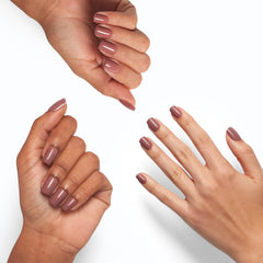 OPI On Point application scene with glue and prep tools, brand demonstrating easy fast application
