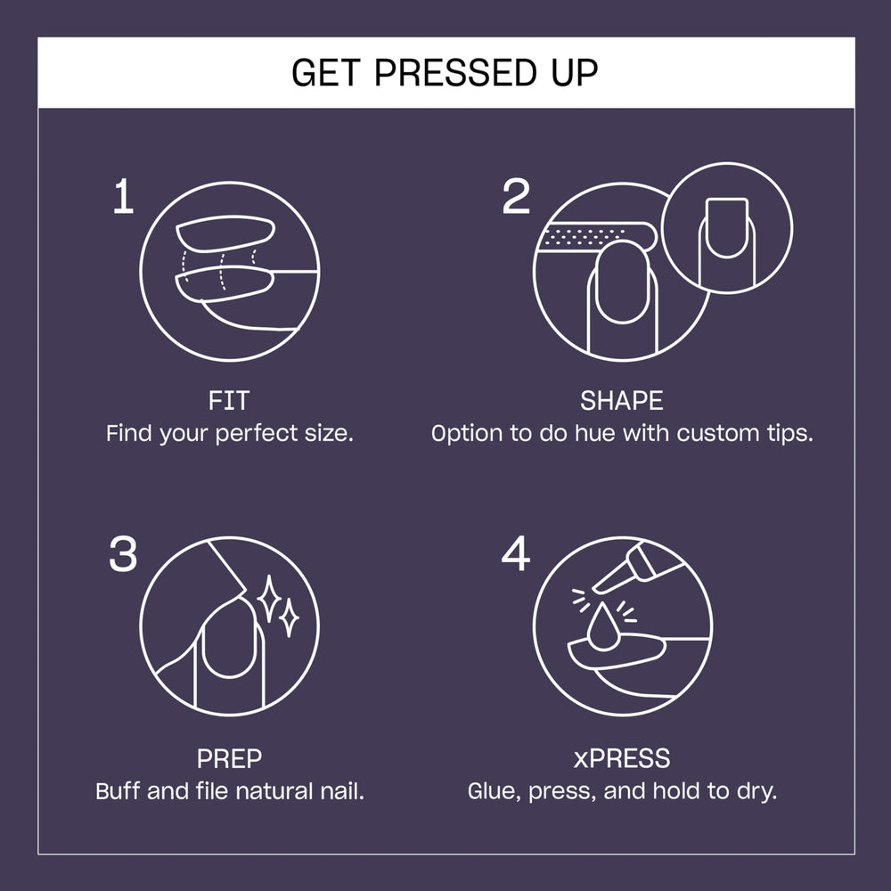 OPI less is norse on a hand model demonstrating natural short-round shape and stylish wear