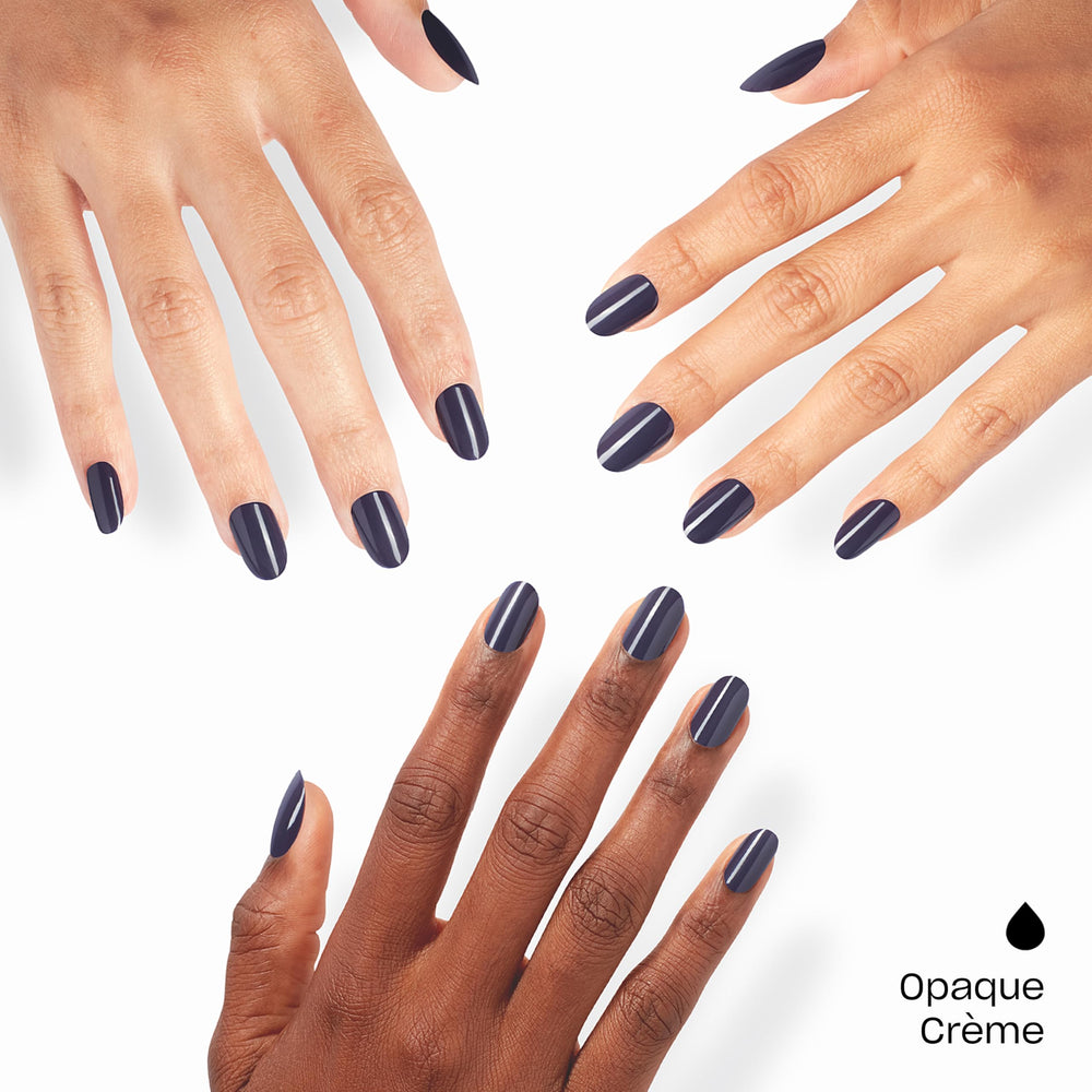 OPI less is norse nail tips arranged to show 24 sizes for a custom fit and comfort