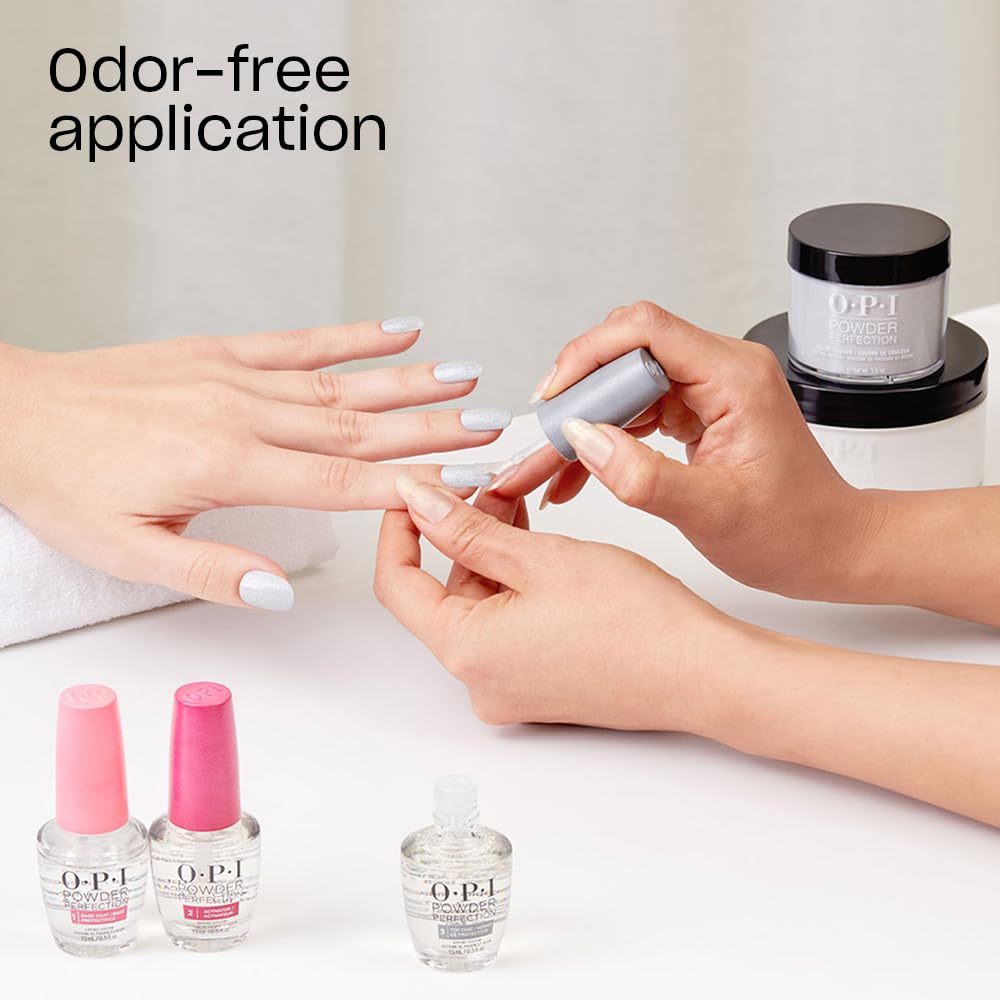 OPI label close-up highlighting Made in USA quality and product info