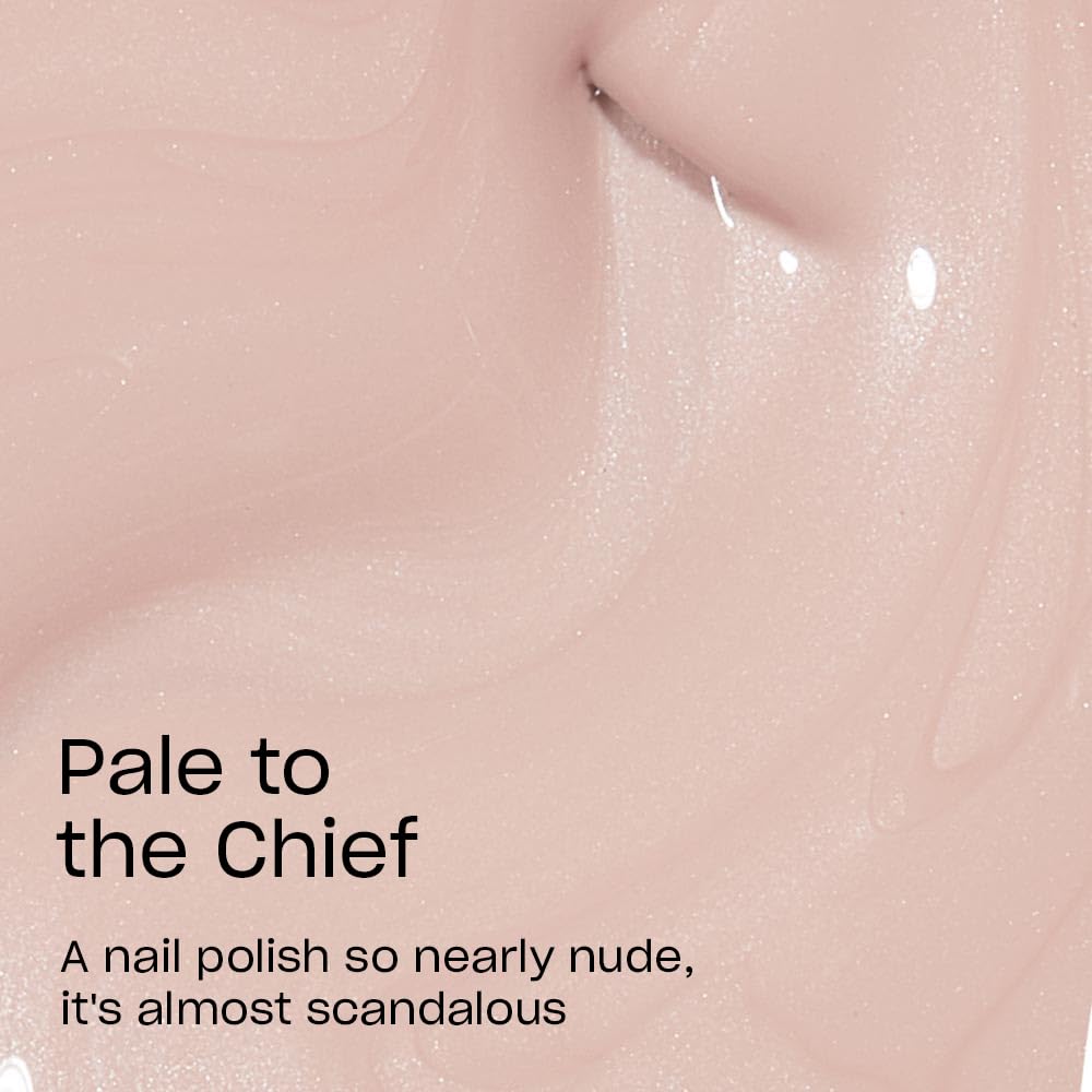 OPI brush stroke of Pale to the Chief demonstrating smooth application