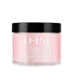OPI jar front view showing Bubble Bath shade and clear label benefits