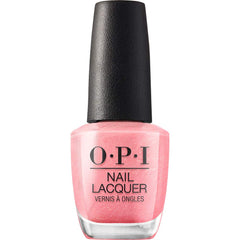 OPI Nail Lacquer Princesses Rule front bottle showing label and soft pink shimmer