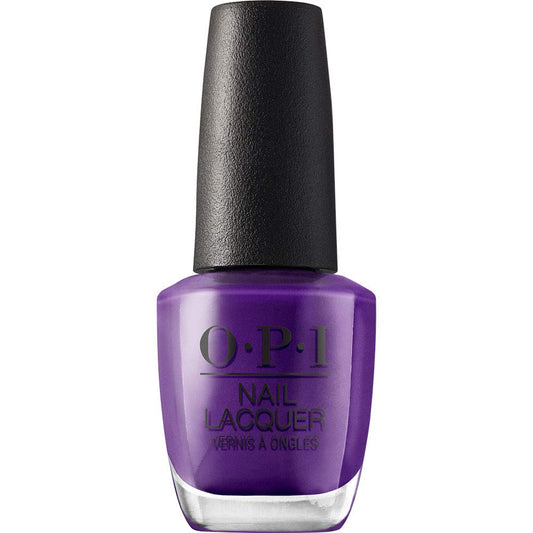 OPI bottle front view showing deep purple shade and glossy finish