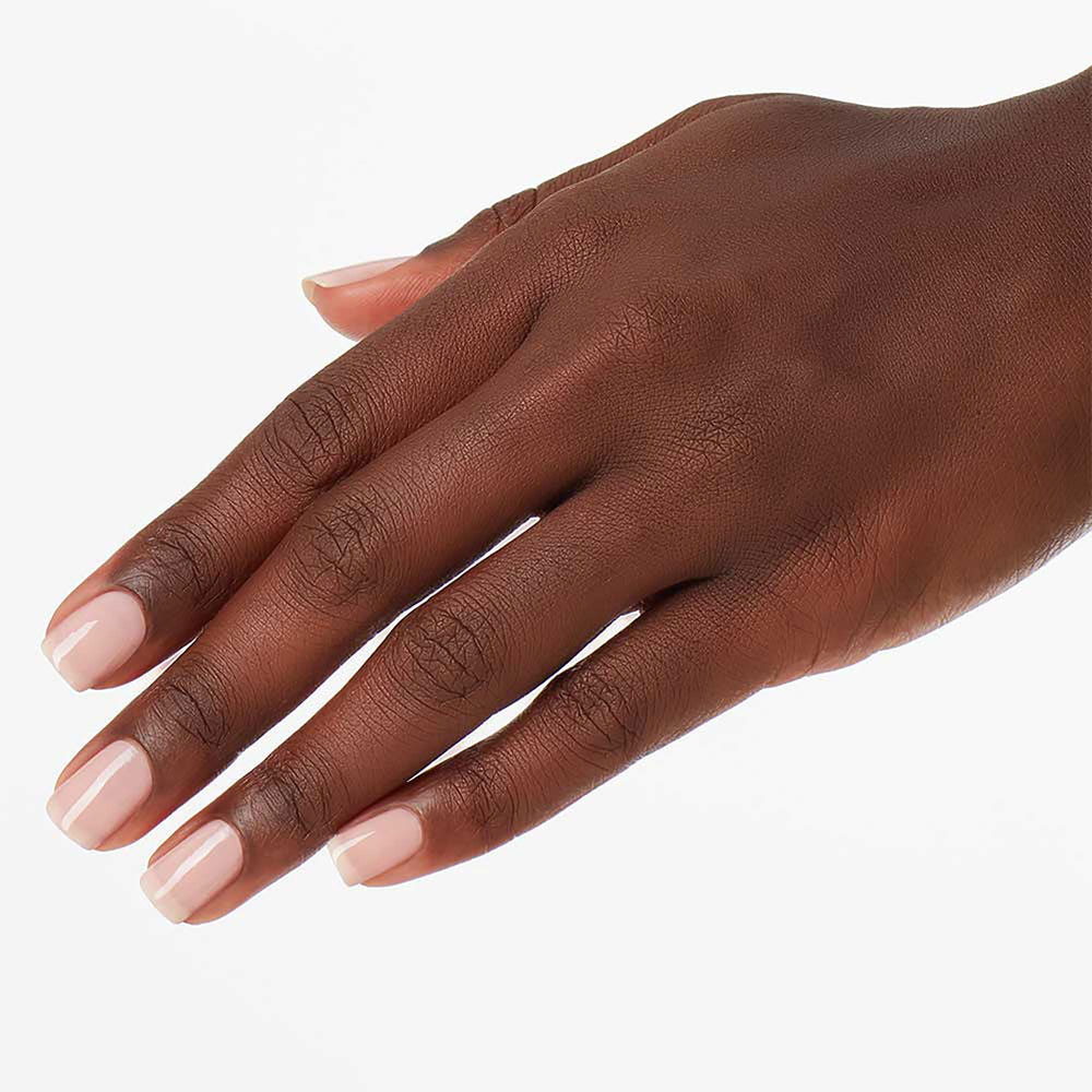 OPI bottle label close-up highlighting brand quality and salon formula benefit