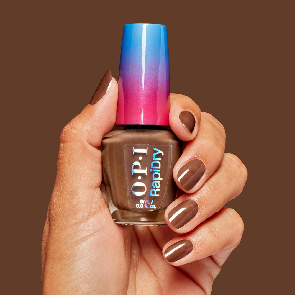 OPI close-up shimmer detail highlighting micro-pink sparkle benefit luminous finish