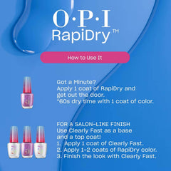 OPI bottle beside a ruler for scale showing travel-friendly size and capacity