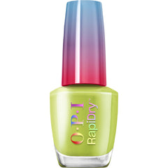 OPI RapiDry Screen-Grab Green front bottle showing label and glossy finish benefit