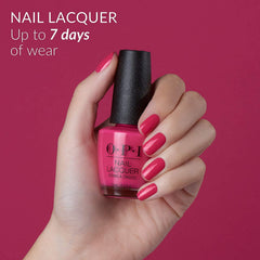 OPI manicured hands wearing Rub-a-Pub-Pub highlighting a polished, salon-quality finish