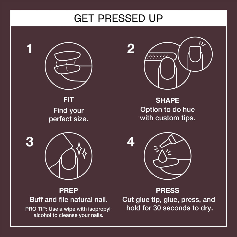 OPI layout of multiple tip sizes showing custom-fit options