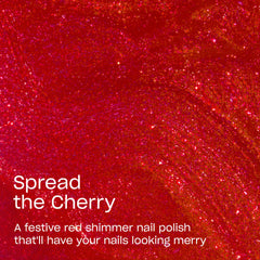 OPI brush stroke of Spread the Cherry demonstrating smooth application
