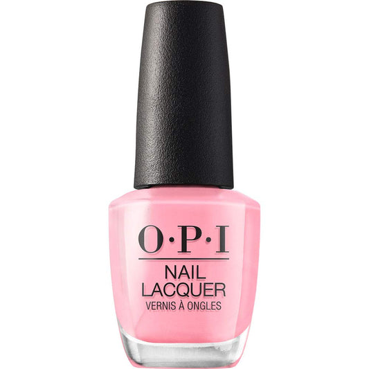 OPI Suzi Nails New Orleans bottle front showing soft pink crème and brand logo for flawless color