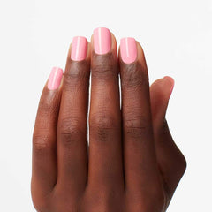 Manicure with OPI Suzi Nails New Orleans on fingernails showing polished, chip-resistant look