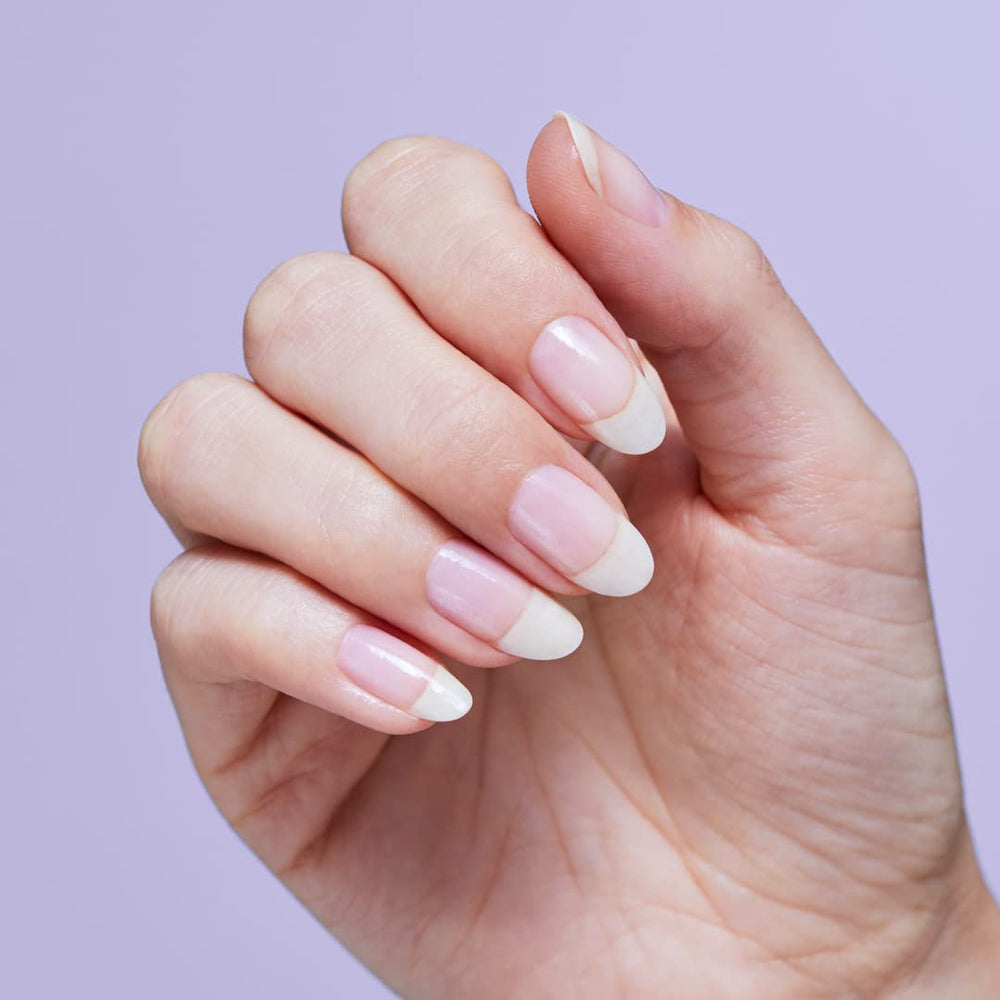 OPI texture swipe on a palette highlighting glossy, fast-drying finish and surface protection