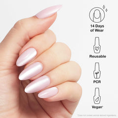 OPI velvet pink texture close-up highlighting soft finish and luxe look