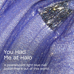 OPI brush stroke of You Had Me at Halo demonstrating smooth, even coverage
