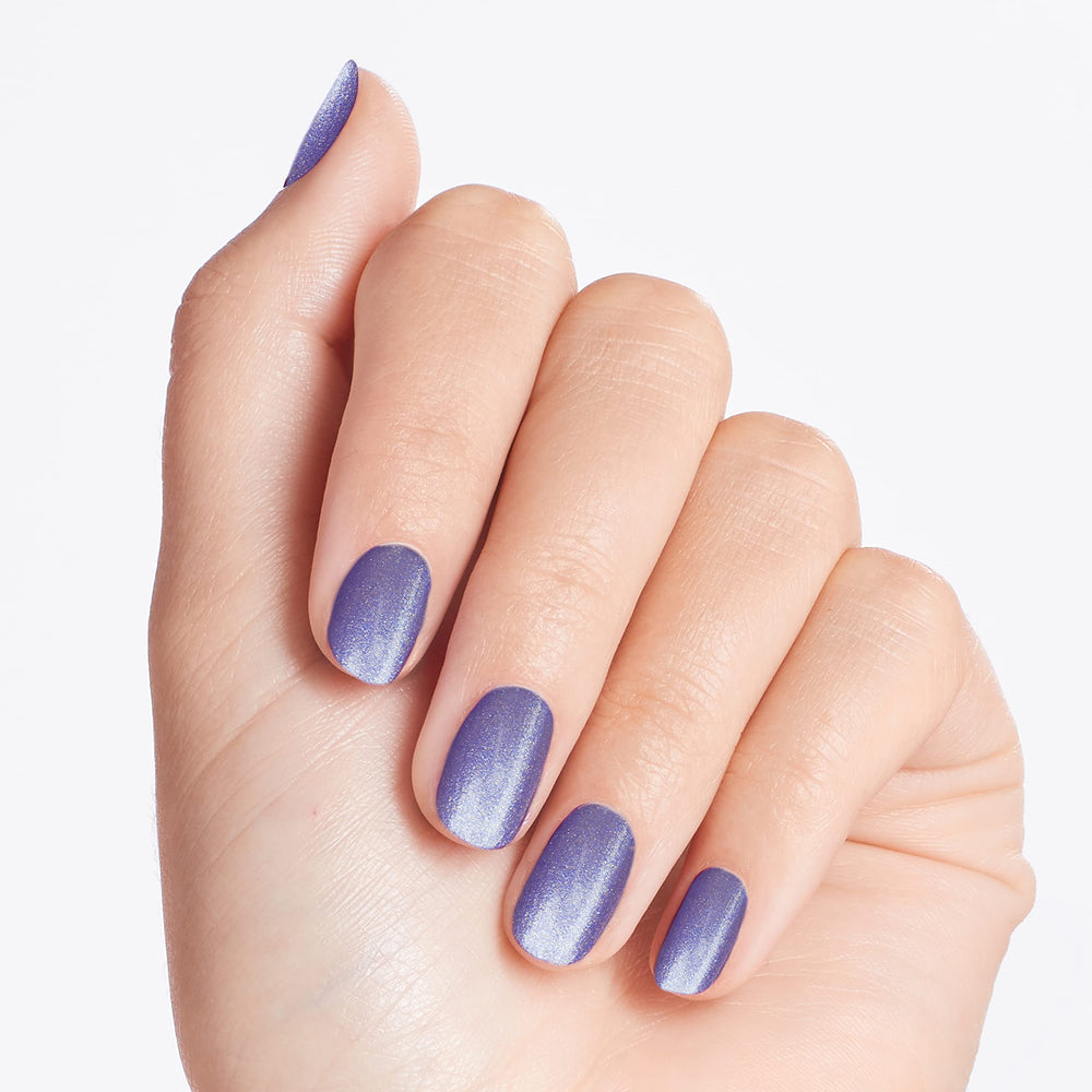 OPI close-up of pearlescent shimmer highlighting multidimensional halo effect