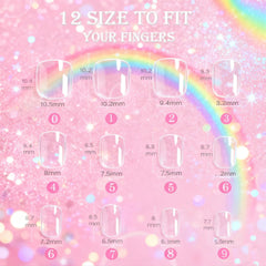 OPkssnails child hand application demonstrating easy press-on placement benefit fast at-home manicures