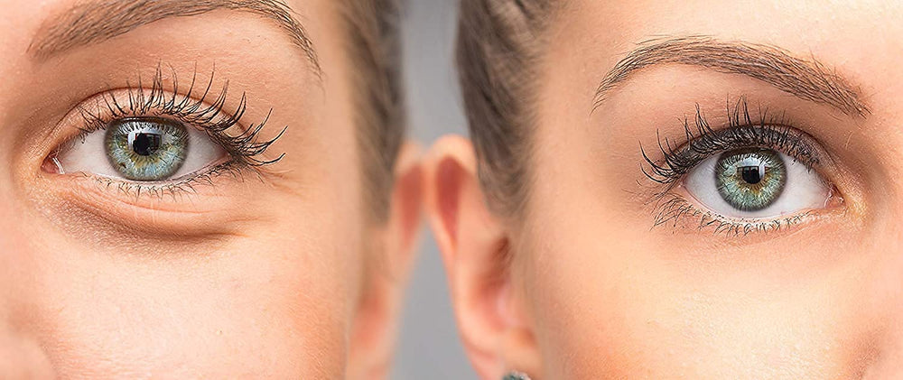 OPO squalane smoothed on hair ends showing reduced frizz and shine