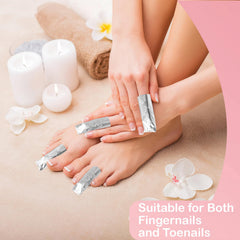 Opvixi toe coverage scale comparison showing full nail coverage benefit