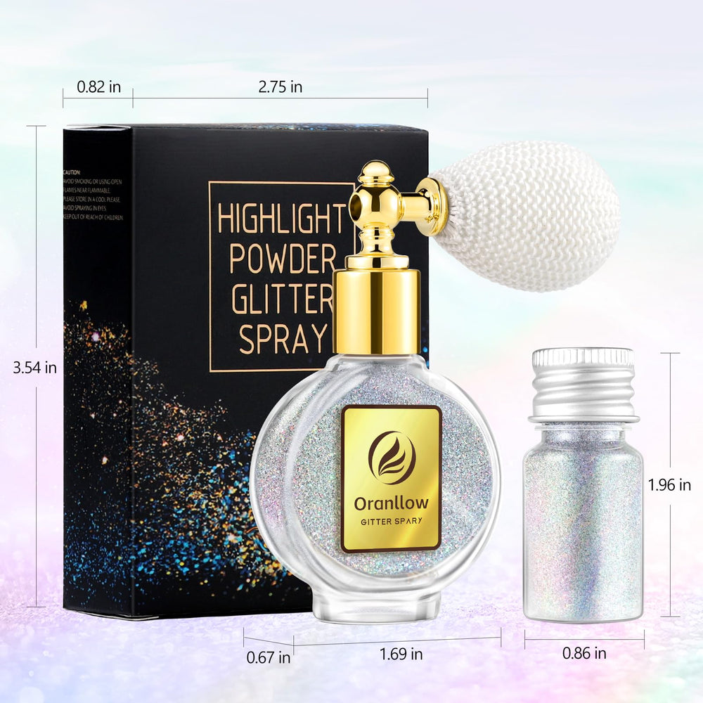 Oranllow applied to hair tips creating reflective highlights for stage-ready shine