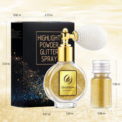 Oranllow hair highlight application adding luminous holographic accents and movement