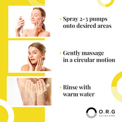 O.R.G. Skincare 2oz tube next to a coin showing compact travel-friendly size