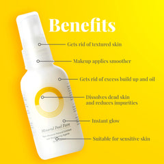 O.R.G. Skincare mineral peel texture closeup revealing smooth peel film